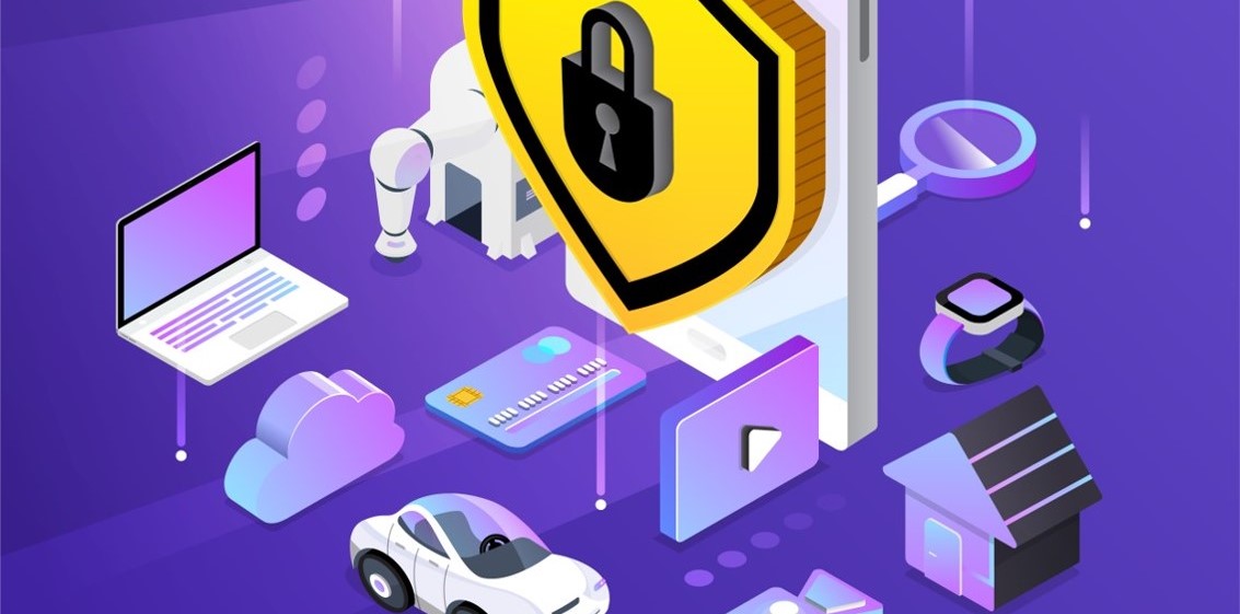 Bild eines gelben Icons mit Schloss