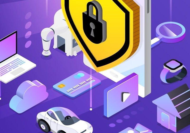 Bild eines gelben Icons mit Schloss